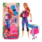 BARBIE WELLNESS GYMNAST DOLL WITH ACCESSORIES GKH73 GJG57