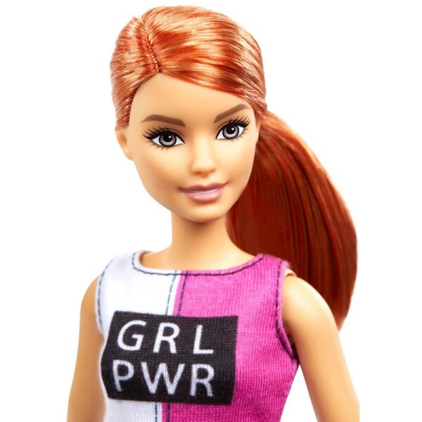 BARBIE WELLNESS GYMNAST DOLL WITH ACCESSORIES GKH73 GJG57 - Image 2