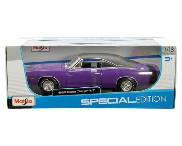 Maisto 31387 1969 Dodge Charger R/T 1:18 Purple